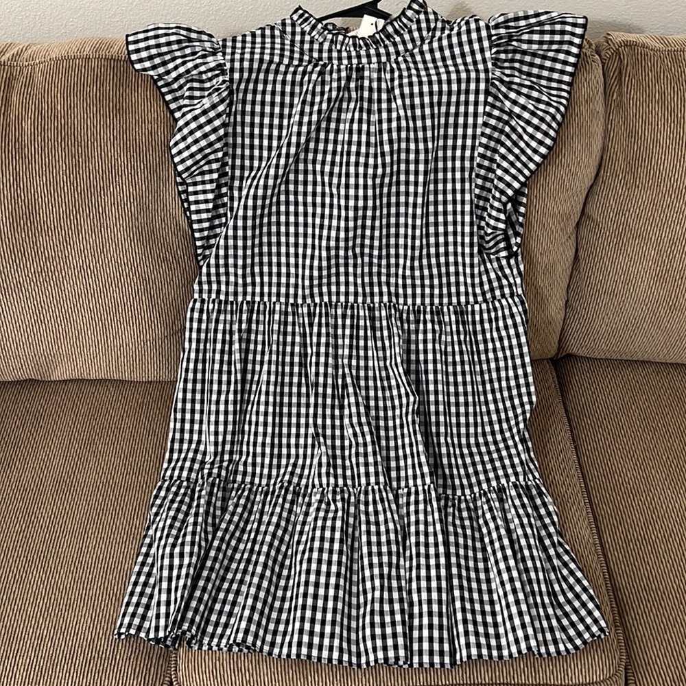 Kay & Jay Gingham Print Dress